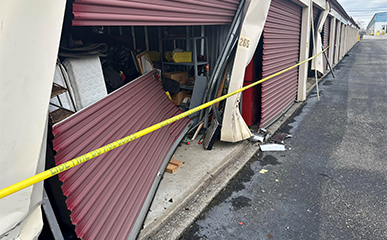 hurrican damage day 1